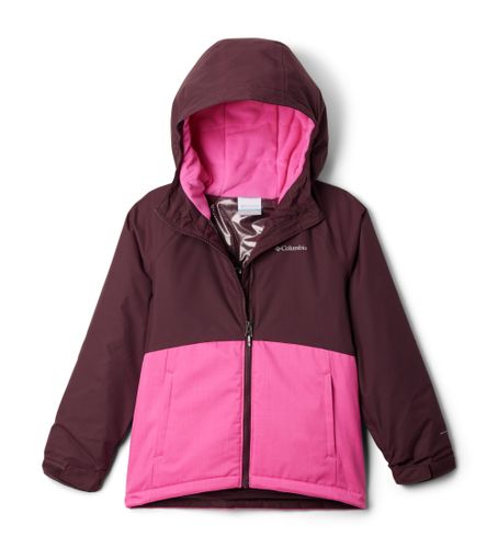 Til kvinder/piger. 2089651695 Alpine Action III-jakke lyserød (14/16años= 156/162,5cm), Casual, , Nylon, Sne, Udendørs, Lange ær - Columbia - Modalova