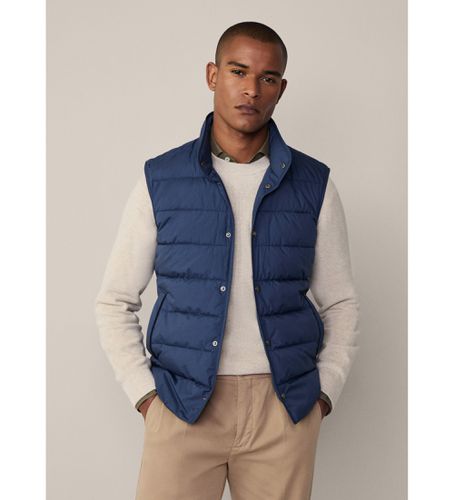 Til mænd. HM403209 Klassisk vest navy (XL), Casual, Bomuld, Blå - Hackett London - Modalova