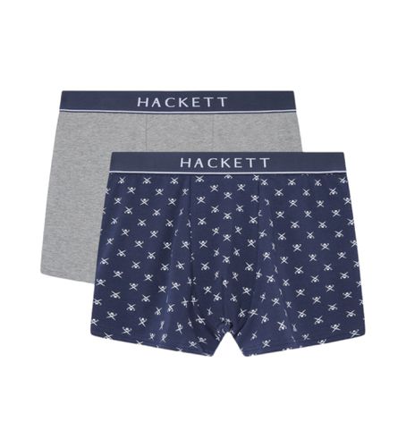 Til mænd. HMU10693 Pakke 2 Boxershorts Icon Tk navy, (L), Afslappet, Bomuld, Blå - Hackett London - Modalova