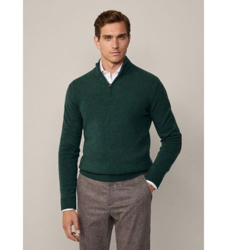 Til mænd. HM703239 Pullover med lynlås (M), Casual, Bomuld, Lange ærmer - Hackett London - Modalova