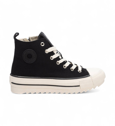 Til kvinder. 17220001-NEGRO Træningssko 172200 (37), 3-5 cm, Lynlås, Casual - Refresh - Modalova