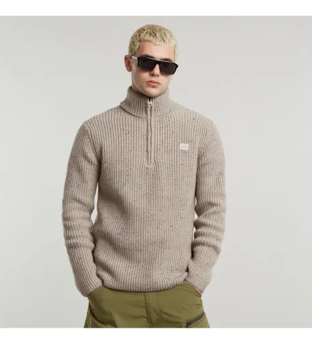 Til mænd. D25123-D754-G874 Sweatshirt med dobbelt krave, (XS), Casual, Bæredygtig, Genanvendt nylon - G-Star - Modalova