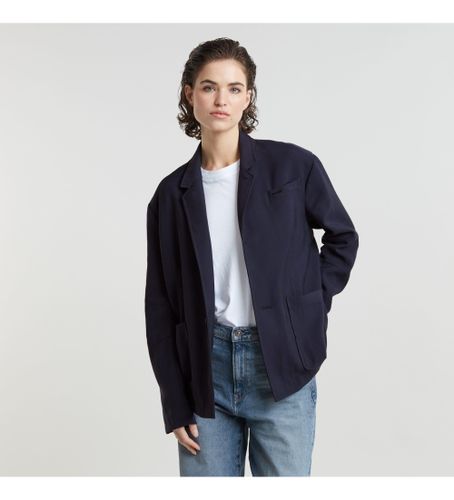 Til kvinder. D25210-D714-3873 Boyfriend 3D-jakke navy (XXS), Casual, Viscose, Lange ærmer - G-Star - Modalova