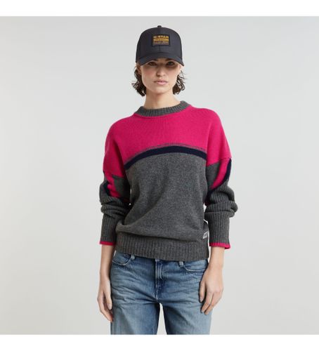 Til kvinder. D25216-D770-G694 Multi Color Loose Knitted jumper , (XS), Casual, Bæredygtig, Genbrugsuld - G-Star - Modalova