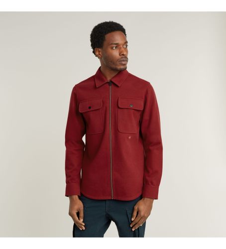 Til mænd. D25825-D200-5298 GPO Zip overshirt (XS), Casual, Lange ærmer, Genanvendt polister, Bæredygtig - G-Star - Modalova