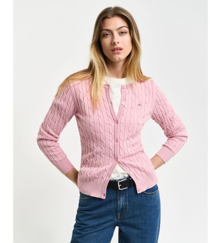 Til kvinder. 4800103 Strikket cardigan i stretch-bomuld Echoes (S), Casual - Gant - Modalova