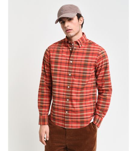 Til mænd. 3240200 Regular Fit Poplin Shirt Archive Ternet Poplin (S), Casual, Lange ærmer, Økologisk bomuld, Bæredygtig - Gant - Modalova