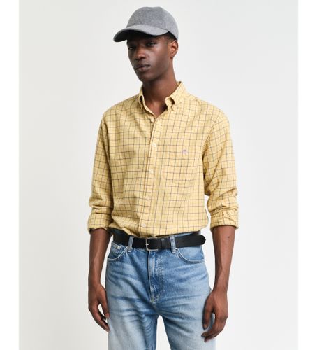 Til mænd. 3240215 Regular Fit Twill ternet Twill-skjorte Tattersall (XL), Casual, Bomuld, Lange ærmer - Gant - Modalova
