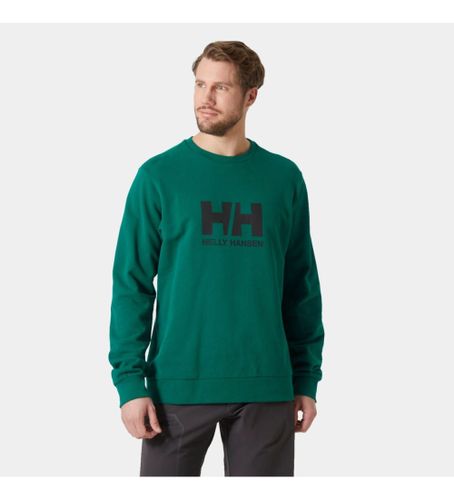 Til mænd. 30395 Sweatshirt Logo Crew 2.0 (S), Casual, Lange ærmer, Økologisk bomuld, Bæredygtig - Helly Hansen - Modalova