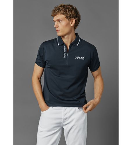 Til mænd. RM540006 Poloshirt med vævet piqué i stretch (M), Casual, Bomuld, Korte ærmer - Red Bull Racing x Pepe Jeans - Modalova