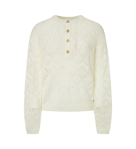 Til kvinder. PL702217 Hailey jumper (XS), Hvid, Casual, Akryl - Pepe Jeans - Modalova