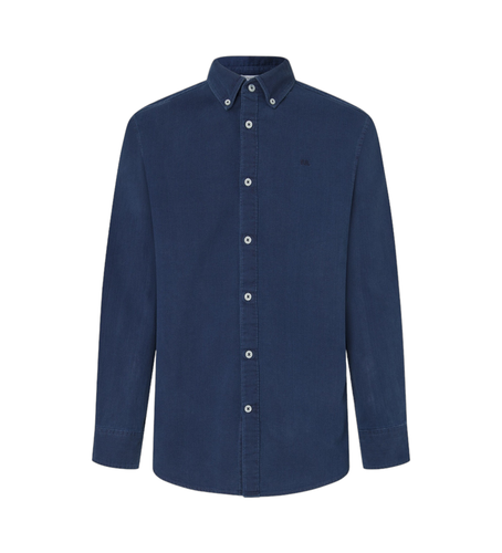Til mænd. PM308553 Malden navy skjorte (XL), Casual, Bomuld, Lange ærmer - Pepe Jeans - Modalova