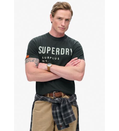 Til mænd. M1012013A Surplus T-shirt (XXL), Casual, Bomuld, Korte ærmer - Superdry - Modalova