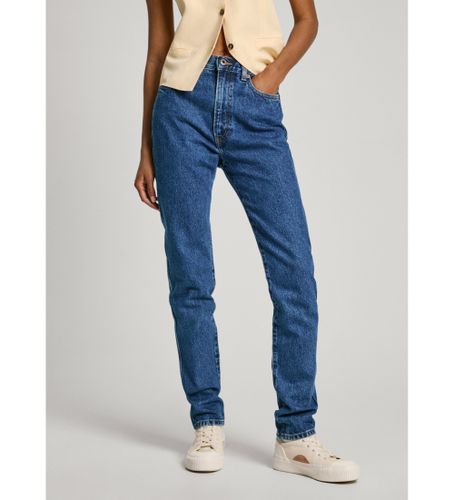 Til kvinder. PL204590CT9 Jeans Slim Uhw (25/28), Casual, Bomuld, Denim, Bæredygtig - Pepe Jeans - Modalova