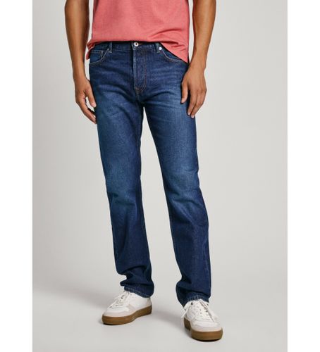 Til mænd. PM207394CU5 Jeans lige (28/30), Casual, Bomuld, Denim, Bæredygtig - Pepe Jeans - Modalova