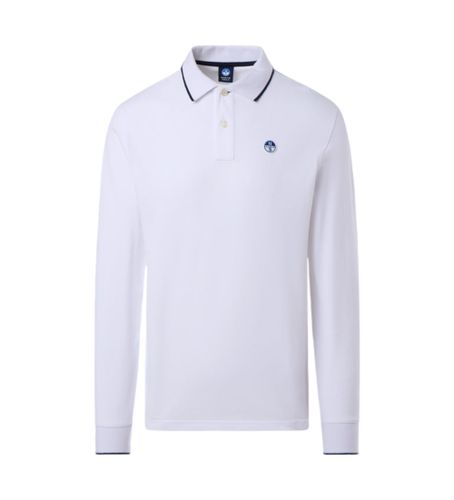 Til mænd. 692454 Polo Basic Long (XS), Casual, Lange ærmer, Økologisk bomuld, Bæredygtig - North Sails - Modalova