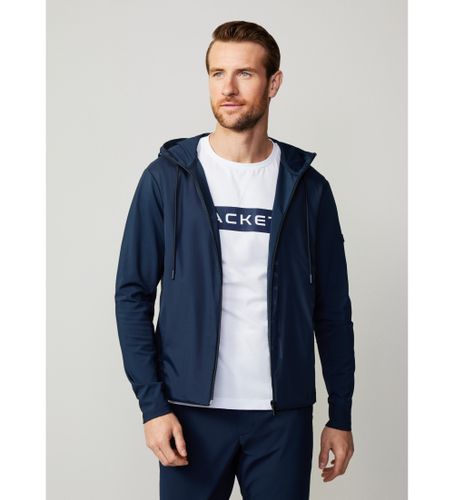 Til mænd. HM581270 Jakke Hs Lt Wt Hoody Fz navy (M), Casual, Polyester - Hackett London - Modalova