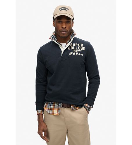 Til mænd. M6010847A Polo Athletic (L), Casual, Bomuld, Lange ærmer - Superdry - Modalova