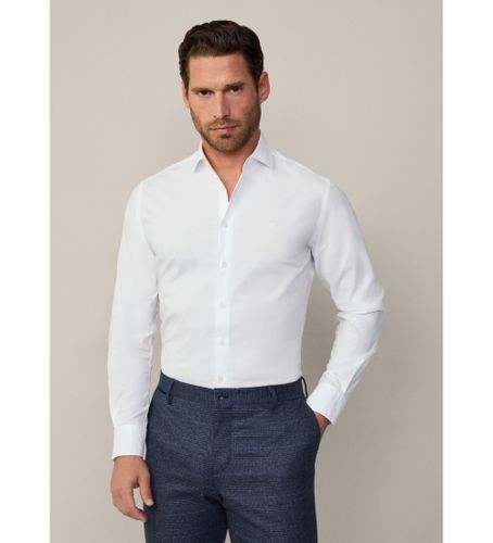 Til mænd. HM3010029 farvet skjorte (M), Casual, Party, Bomuld, Klassisk, Lange ærmer - Hackett London - Modalova