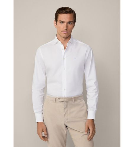 Til mænd. HM309968 Essential Texture Shirt (3XL), Casual, Bomuld, Lange ærmer - Hackett London - Modalova