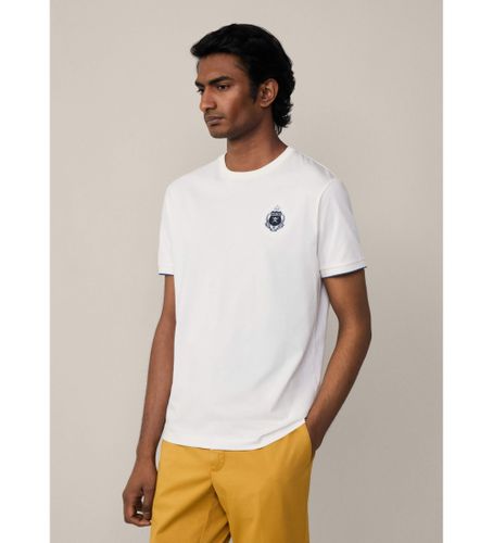 Til mænd. HM500846 Heritage Logo T-shirt (S), Casual, Bomuld, Korte ærmer - Hackett London - Modalova