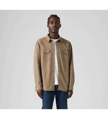 Til mænd. A1919-0041 Relaxed Fit letvægts westernskjorte (XL), Casual, Bomuld, Lange ærmer - Levi's - Modalova