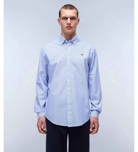 Til mænd. NP0A4H1E Langærmet skjorte Graie (XL), Casual, Bomuld, Lange ærmer - Napapijri - Modalova