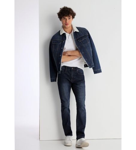 Til mænd. 101553118 Medium navy vaskede jeans (29), Casual, Bomuld, Denim, Blå - Lois Jeans - Modalova