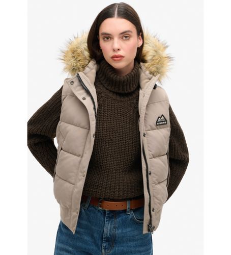 Til kvinder. W5011784A Vesten Everest (S), Casual, Genanvendt polister, Bæredygtig - Superdry - Modalova