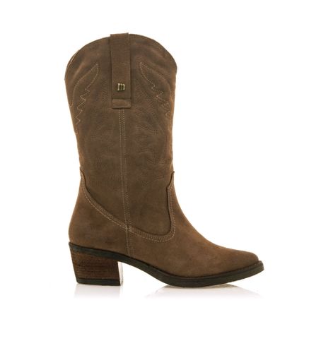 Til kvinder. 58964 Læderstøvler Teo Brown (37), , 5-8 cm, Ingen, Casual - MTNG - Modalova