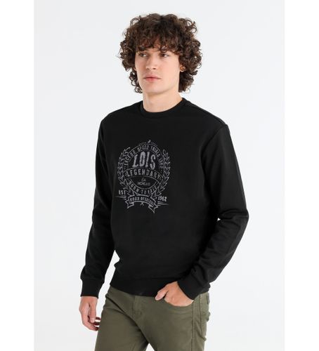 Til mænd. 165943964 Heraldica sweatshirt (S), Casual, Bomuld, Lange ærmer - Lois Jeans - Modalova