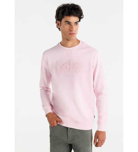 Til mænd. 165863921 Sweatshirt med broderet logo på brystet i (L), Casual, Bomuld, Lange ærmer - Lois Jeans - Modalova