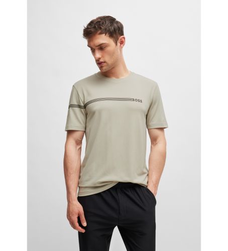 Til mænd. 50519343 T-shirt med striber og logo (M), Casual, Bomuld, Korte ærmer - BOSS - Modalova