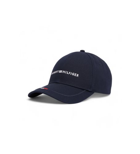 Til mænd. AM0AM13001 Baseballkasket med broderet logo i navy (OSFA), Casual, Bomuld - Tommy Hilfiger - Modalova