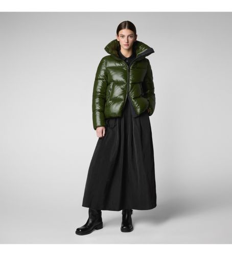 Til kvinder. D39370W-LUCK19 Frakke fra Green Island (L), Casual, Grøn, Genanvendt polister - Save The Duck - Modalova
