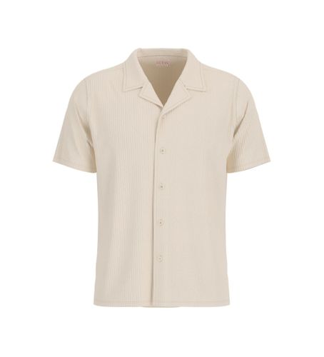 Til mænd. M5GP21KCRY0 Baron skjorte (S), Casual, Polyester, Korte ærmer - Guess - Modalova