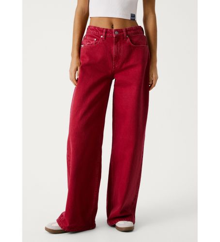 Til kvinder. RL200007R400 Jeans med bred pasform og medium højde (25/30), Casual, Bomuld, Denim - Pepe Jeans - Modalova