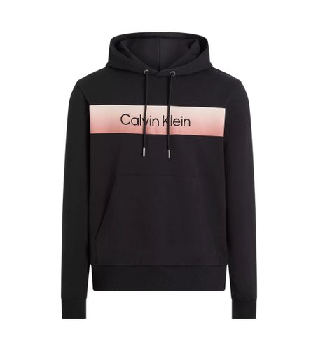 Til mænd. K10K114466 Sweatshirt med lineært logo på brystet, (L), Casual, Økologisk bomuld, Bæredygtig - Calvin Klein - Modalova