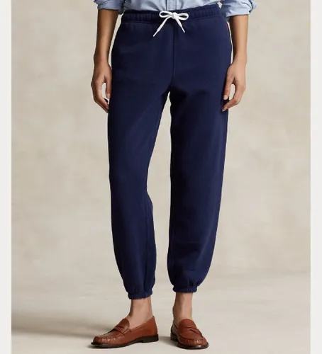 Til kvinder. 211943009002 Atletiske bukser i fleece navy (M), , Casual, Bomuld - Polo Ralph Lauren - Modalova