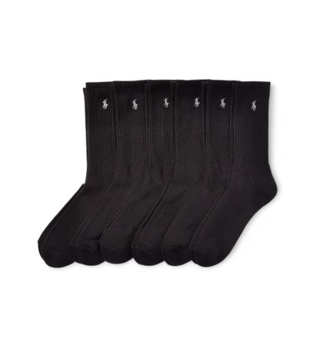 Til mænd. 449693059001 Sæt med 6 bomuldssokker (43-46), Afslappet - Polo Ralph Lauren - Modalova