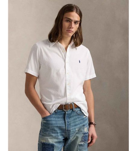 Til mænd. 710914495002 Custom Fit sirsaca skjorte (S), Casual, Bomuld, Korte ærmer - Polo Ralph Lauren - Modalova