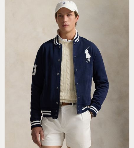 Til mænd. 710964456002 Navy baseball-jakke (S), Casual, Bomuld - Polo Ralph Lauren - Modalova