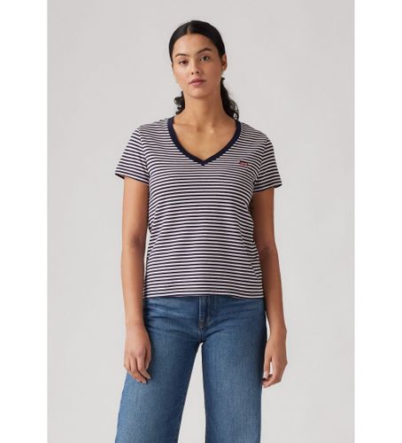 Til kvinder. 85341-0100 T-shirt Perfect navy (XS), Casual, Bomuld, Korte ærmer - Levi's - Modalova