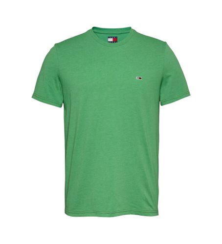 Til mænd. DM0DM20363 Marmoreret ekstra slim fit t-shirt (L), Casual, Bomuld, Korte ærmer - Tommy Jeans - Modalova