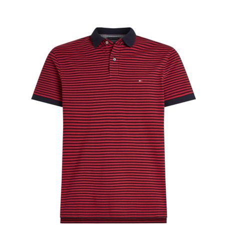 Til mænd. MW0MW17770 Poloshirt med struktureret piqué 1985 Collection (L), Casual, Bomuld, Korte ærmer - Tommy Hilfiger - Modalova