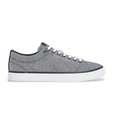 Til mænd. FM0FM05389 hjemmesko i chambray-hør (40), Fast, Blonder, Casual - Tommy Hilfiger - Modalova