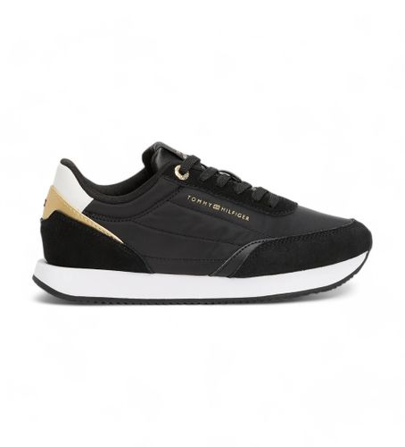 Til kvinder. FW0FW08332 Træningssko med blandede paneler, (36), 1-3 cm, Blonder, Casual, Genanvendt polyester - Tommy Hilfiger - Modalova