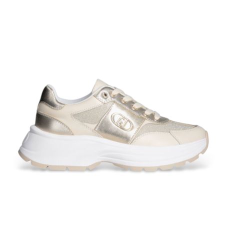 Til kvinder. BA5065PX620S3188 Træningssko i og guldlurex (37), Guldfarvet, 3-5 cm, Blonder, Casual - Liu Jo - Modalova