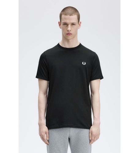 Til mænd. M3519 T-shirt M3519 (L), Casual, Bomuld, Korte ærmer - Fred Perry - Modalova