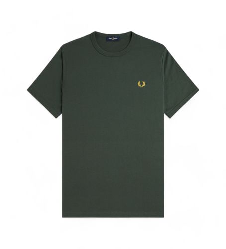 Til mænd. M3519 T-shirt M3519 (L), Casual, Bomuld, Korte ærmer - Fred Perry - Modalova